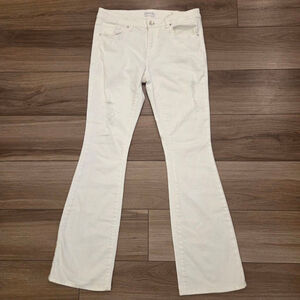 Women's GREYWIRE White Distressed Flare Jeans Size 30 33"w/32.5L